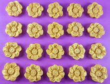 20 x Edible 3D 22mm flower flowers icing toppers, cake cupcakes decorations T025