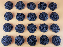 20 x Edible 3D 25mm roses rose flowers icing toppers, cake cupcakes decorations T008