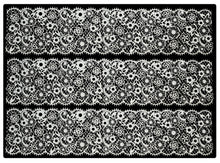 3 x Simply Heaven Edible Pre-Made Ready to Use Edible Cake Lace made from mat 59