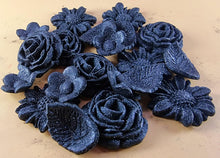 20 Piece Edible 3D Bouquet Flower set, icing toppers, cake cupcakes decorations T070