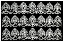 3 x Simply Heaven Edible Pre-Made Ready to Use Edible Cake Lace made from mat 63
