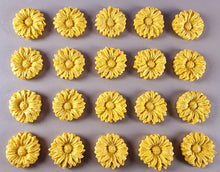 20 x Edible 3D 20mm flower flowers icing toppers, cake cupcakes decorations T021