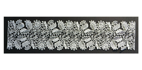 1 x Simply Heaven Edible Ready Made Cake Lace made from mat 49 *