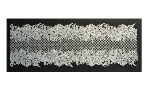 1 x Simply Heaven Edible Ready Made Cake Lace made from mat 34 *