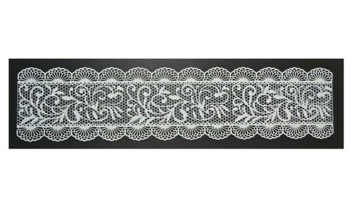 Simply Heaven Edible Ready Made White Sugar Cake Lace made from mat 10 *