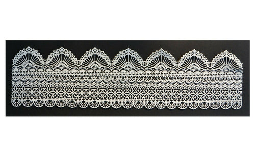 1 x Simply Heaven Edible Ready Made Cake Lace made from mat 64 *