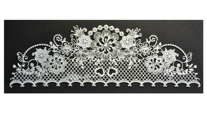 1 x Simply Heaven Edible Ready Made Cake Lace 47 colours made from mat 35 *