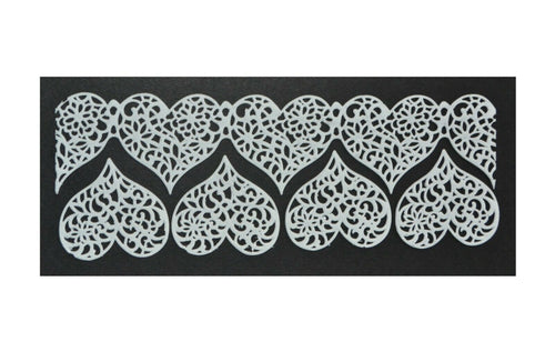 1 x Simply Heaven Edible Ready Made Cake Lace made from mat 62 *