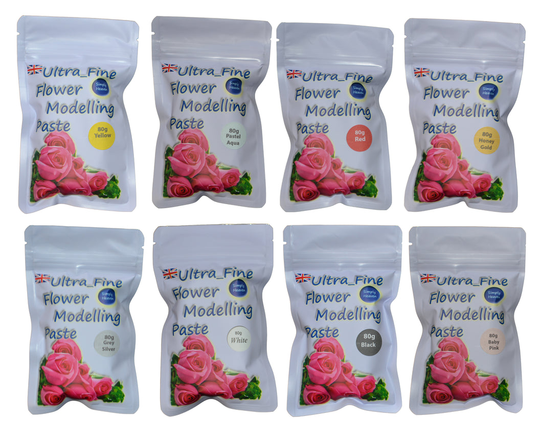 100 x 80g Simply Heaven Sugar Florist, Gum Paste Floral Flower Modelling, bulk