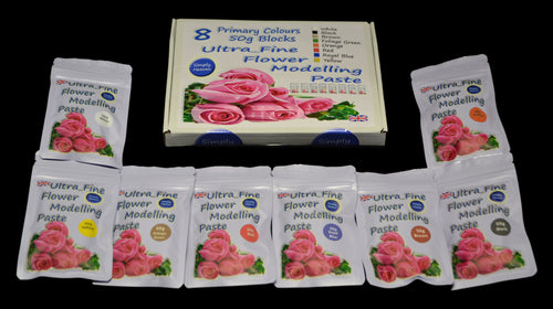 8 x 50g Simply Heaven Sugar Florist, Gum Paste Floral Flower Modelling, bulk